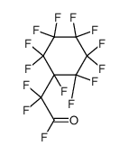 perfluoro(cyclohexylacetyl fluoride)结构式