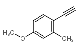 1-乙炔基-4-甲氧基-2-甲基苯结构式