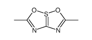 2,5-Dimethyl-1,6-dioxa-6a&lambda;4-thia-3,4-diazapentalene结构式