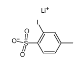 lithium 2-iodo-4-methylbenzenesulfonate结构式