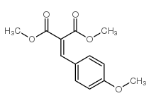 4-甲氧基苯亚甲基丙二酸二甲酯结构式