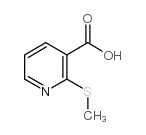 2-甲硫基烟酸结构式