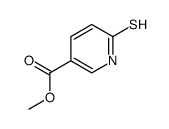 6-疏基吡啶-3-羧酸甲酯结构式