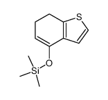4-Trimethylsiloxy-6,7-dihydrobenzo[b]-thiophen结构式