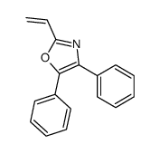 2-ethenyl-4,5-diphenyl-1,3-oxazole结构式