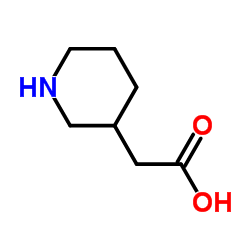 3-哌啶乙酸结构式