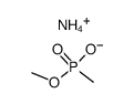 ammonium salt of methanephosphonic acid monomethyl ester结构式