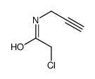 2-chloro-N-prop-2-ynylacetamide结构式