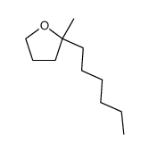 2-hexyl-2-methyltetrahydrofuran结构式