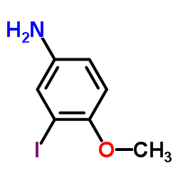 3-碘-4-甲氧基苯胺结构式