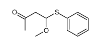 rac-4-methoxy-4-(phenylthio)-2-butanone结构式