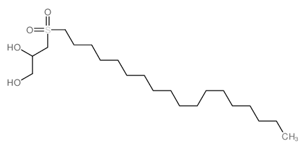 1,2-Propanediol,3-(octadecylsulfonyl)-结构式