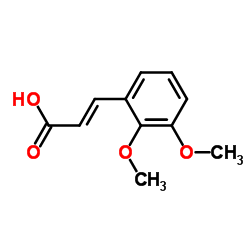 2,3-二甲氧基肉桂酸结构式