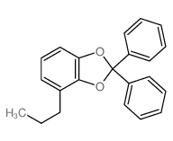 1,3-Benzodioxole,2,2-diphenyl-4-propyl-结构式