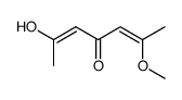 (5Z)-2-hydroxy-6-methoxyhepta-2,5-dien-4-one结构式
