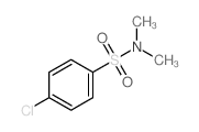 4-chloro-N,N-dimethyl-benzenesulfonamide结构式