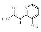 3-甲基-2-乙酰氨基吡啶结构式
