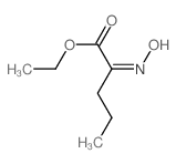 ethyl (2E)-2-hydroxyiminopentanoate结构式