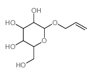烯丙基-alpha-D-吡喃葡萄糖苷结构式