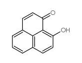 1H-Phenalen-1-one, 9-hydroxy-结构式
