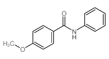 4-methoxy-N-phenyl-benzamide结构式