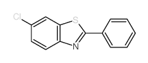 Benzothiazole,6-chloro-2-phenyl-结构式