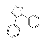 Isoxazole, 3,4-diphenyl-结构式