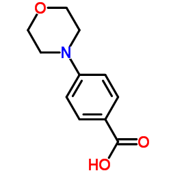4-(4-吗啉基)苯甲酸结构式