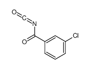 3-chlorobenzoyl isocyanate结构式