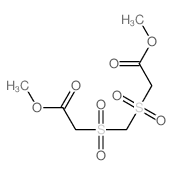 methyl 2-(methoxycarbonylmethylsulfonylmethylsulfonyl)acetate结构式