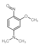 Benzenamine, 3-methoxy-N,N-dimethyl-4-nitroso-结构式