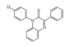 1-(4-chlorophenyl)-3-phenylquinoxalin-2-one结构式