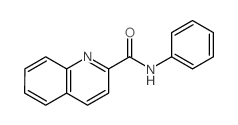 2-Quinolinecarboxamide,N-phenyl-结构式