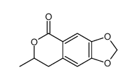7-methyl-7,8-dihydro-[1,3]dioxolo[4,5-g]isochromen-5-one结构式
