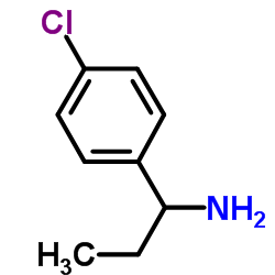 1-(4-氯苯基)-1-丙胺结构式
