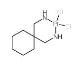 1,1-Cyclohexanedimethanamine, platinum complex结构式