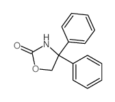 2-Oxazolidinone,4,4-diphenyl-结构式