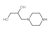 3-(1-哌嗪)-1,2-丙二醇结构式
