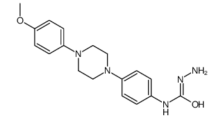 Hydrazine Carboxamide,N-{4-[4(4-methoxyphenyl)-1-pipezinyl]phenyl}结构式