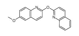 6-methoxy-2-(quinolin-2-yloxy)quinoline结构式