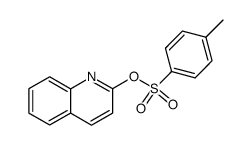 quinolin-2-yl 4-methylbenzenesulfonate结构式