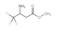 3-氨基-4,4,4-三氟丁酸甲酯结构式