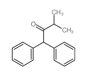 2-Butanone,3-methyl-1,1-diphenyl-结构式
