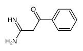 3-oxo-3-phenylpropanimidamide结构式