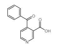 3-Pyridinecarboxylicacid, 4-benzoyl-结构式