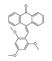 10-(2,4,6-trimethoxybenzylidene)anthracen-9(10H)-one结构式