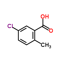 5-氯-2-甲基苯甲酸结构式