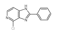 4-氯-2-苯基-1H-咪唑并[4,5-C]吡啶结构式