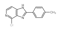 4-Chloro-2-(4-methylphenyl)-imidazo(4,5-c)pyridine结构式