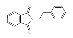 1H-Isoindole-1,3(2H)-dione,2-(2-phenylethyl)-结构式